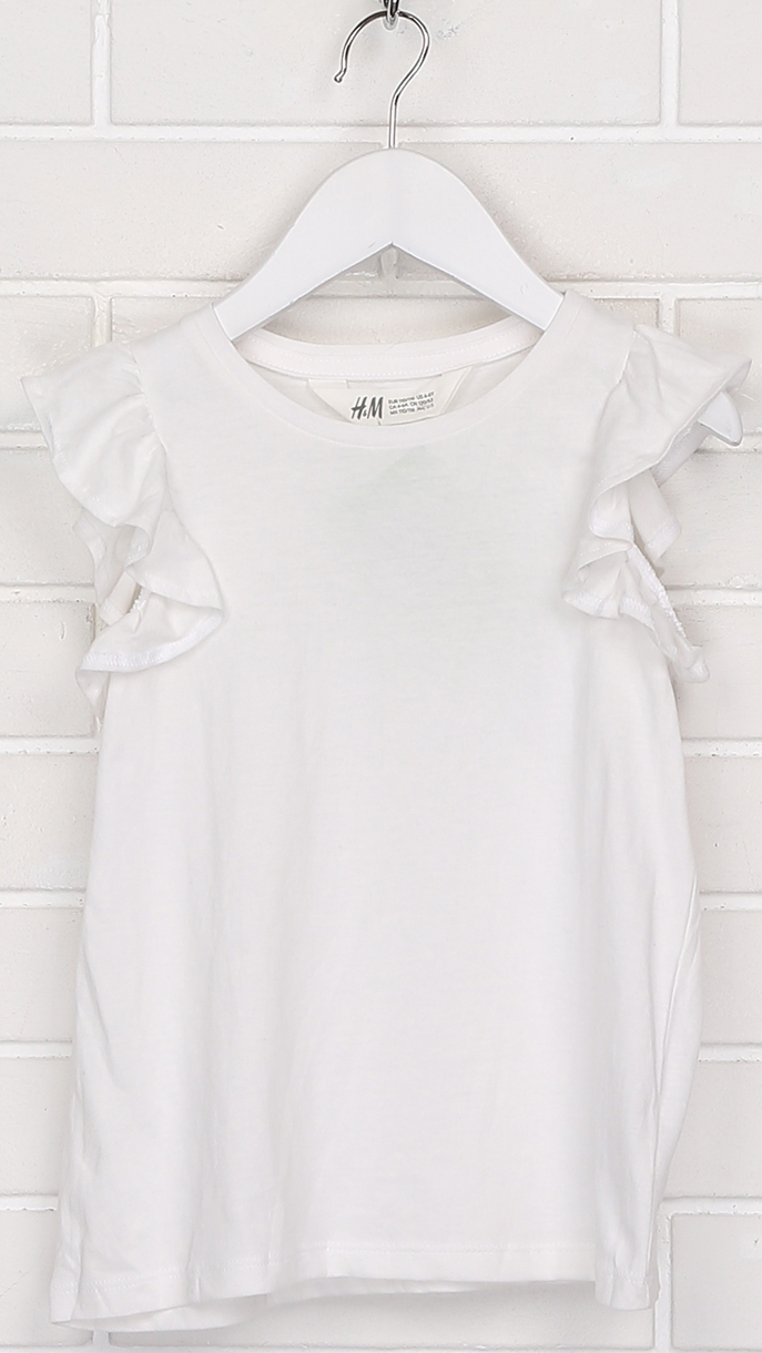 

Футболка H&M 07609489 80 см белая