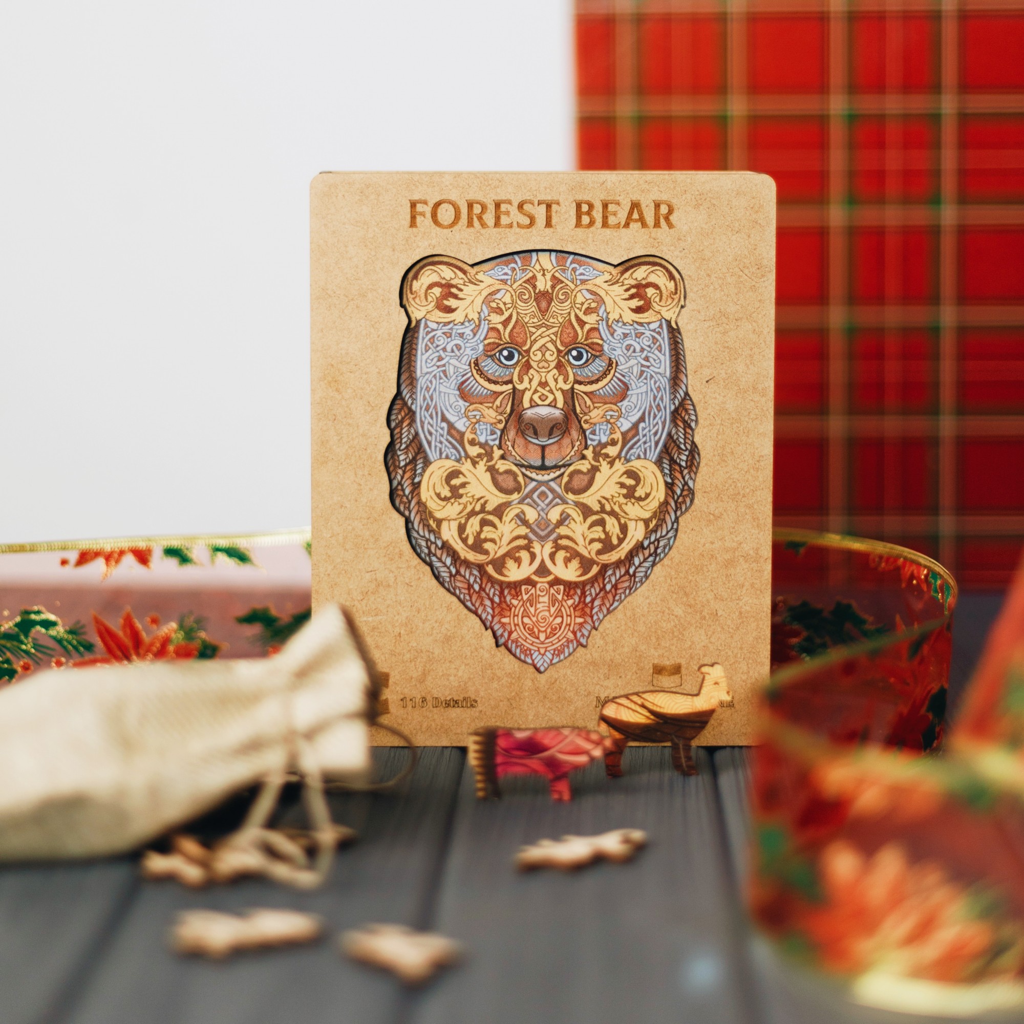 

Деревянный пазл Embi "Forest Bear" 20x4x15