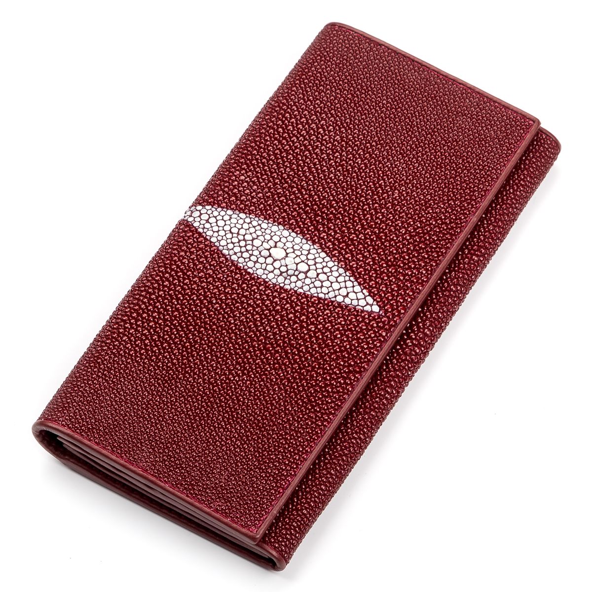 

Кошелек женский STINGRAY LEATHER из натуральной кожи морского ската Бордовый, Бордовый xtclthr18097