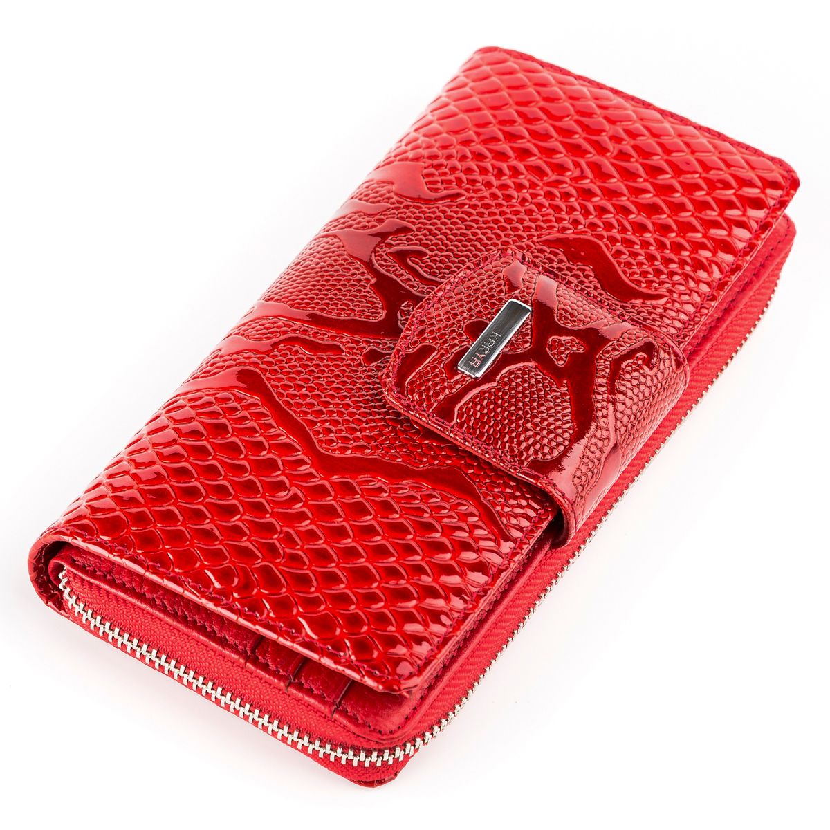 

Кошелек-клатч женский KARYA кожаный Красный KRY17009