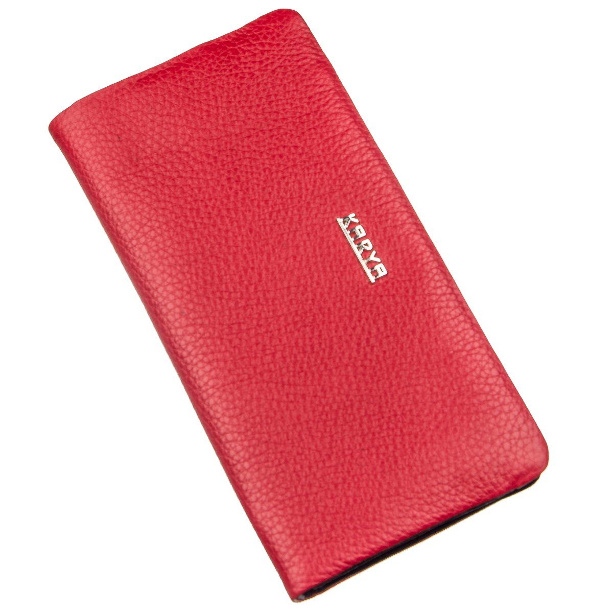 

Кошелек женский в два сложения кожаный KARYA Красный KRY17399