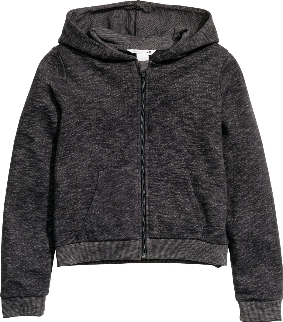 

Толстовка H&M 02858054 158-164 см Черная меланж (2000000007599)