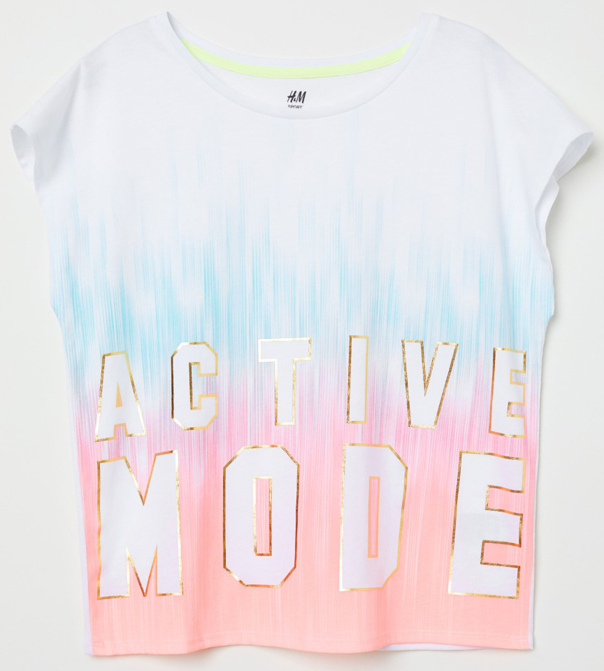 

Футболка H&M 06197207 98-104 см Белая