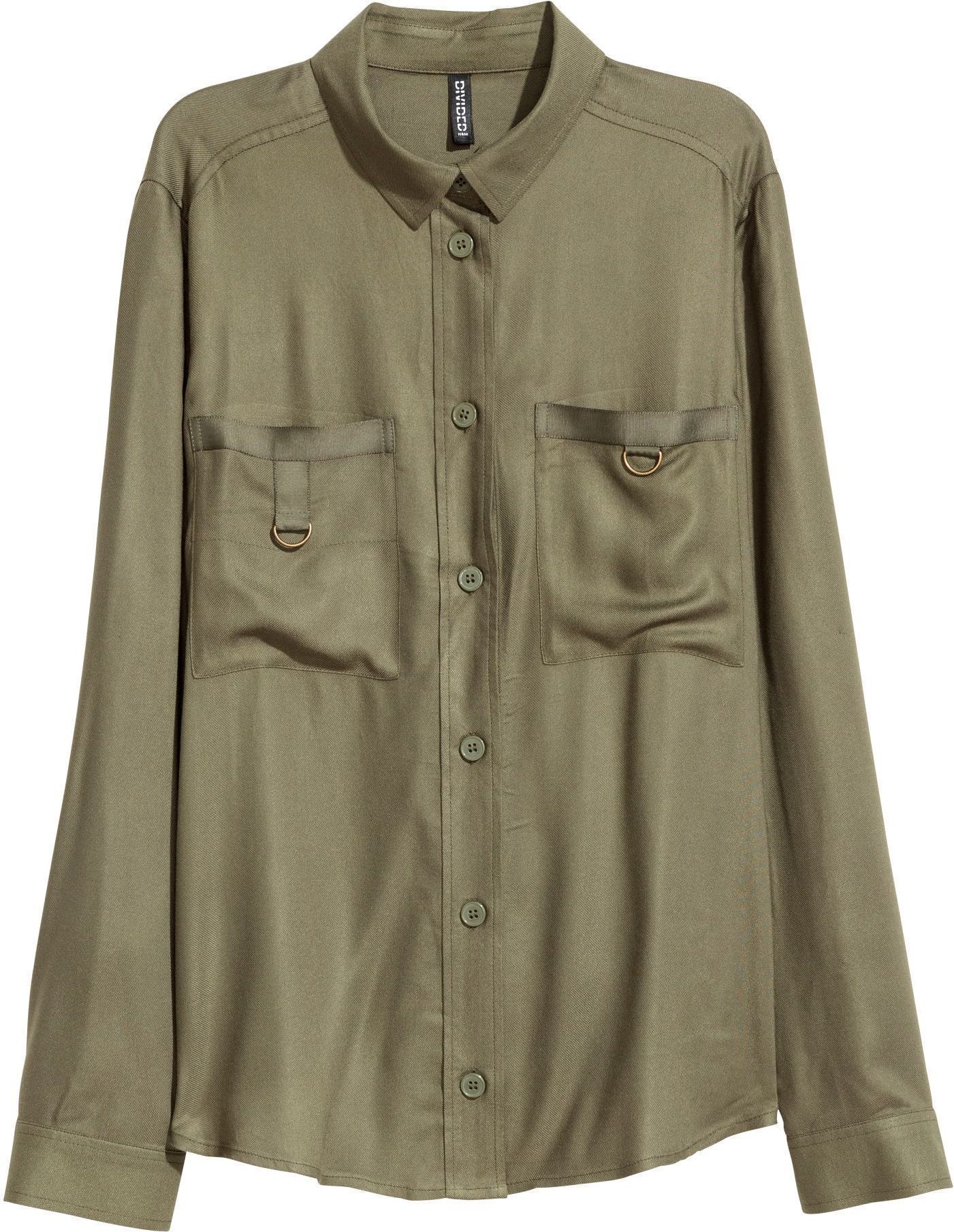 

Рубашка H&M 542019612 38 Хаки