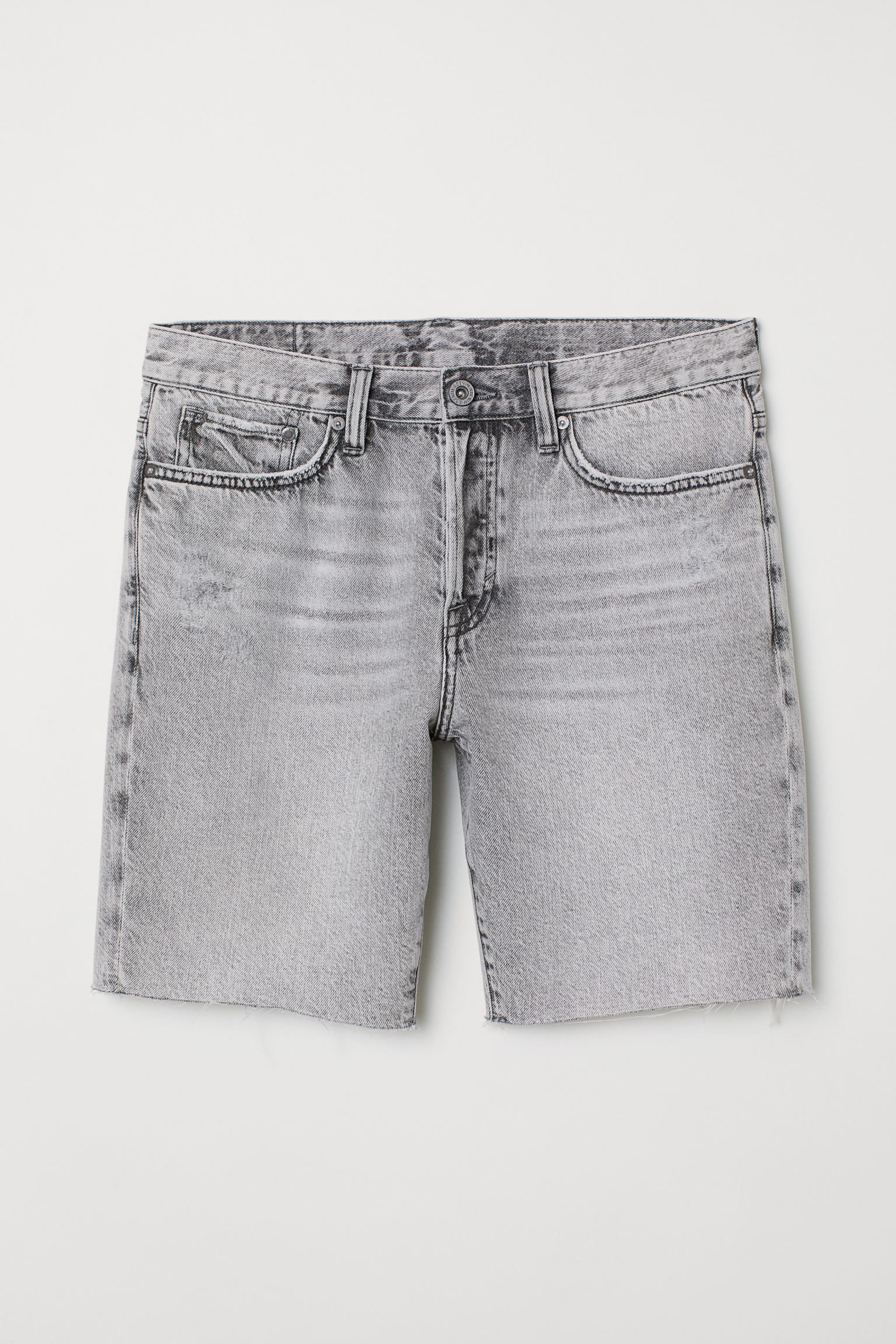 

Шорты джинсовые H&M KK6088508 42 Серые