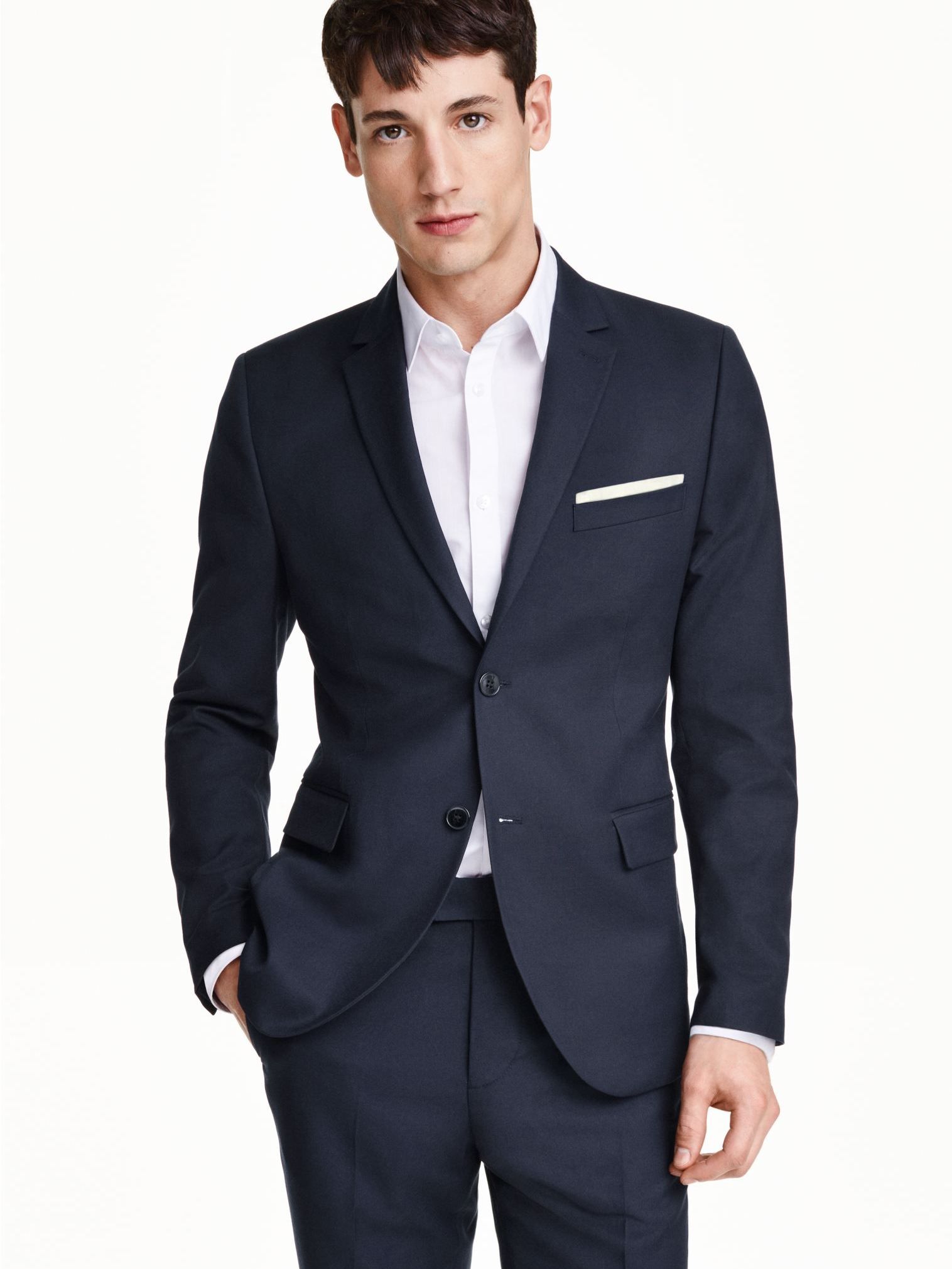 

Пиджак H&M KK2416026 46 Темно-синий