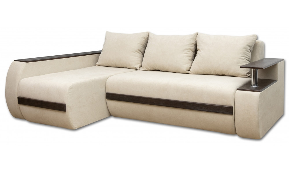 

Угловой ортопедический диван Garnitur.plus Граф белый 245 см