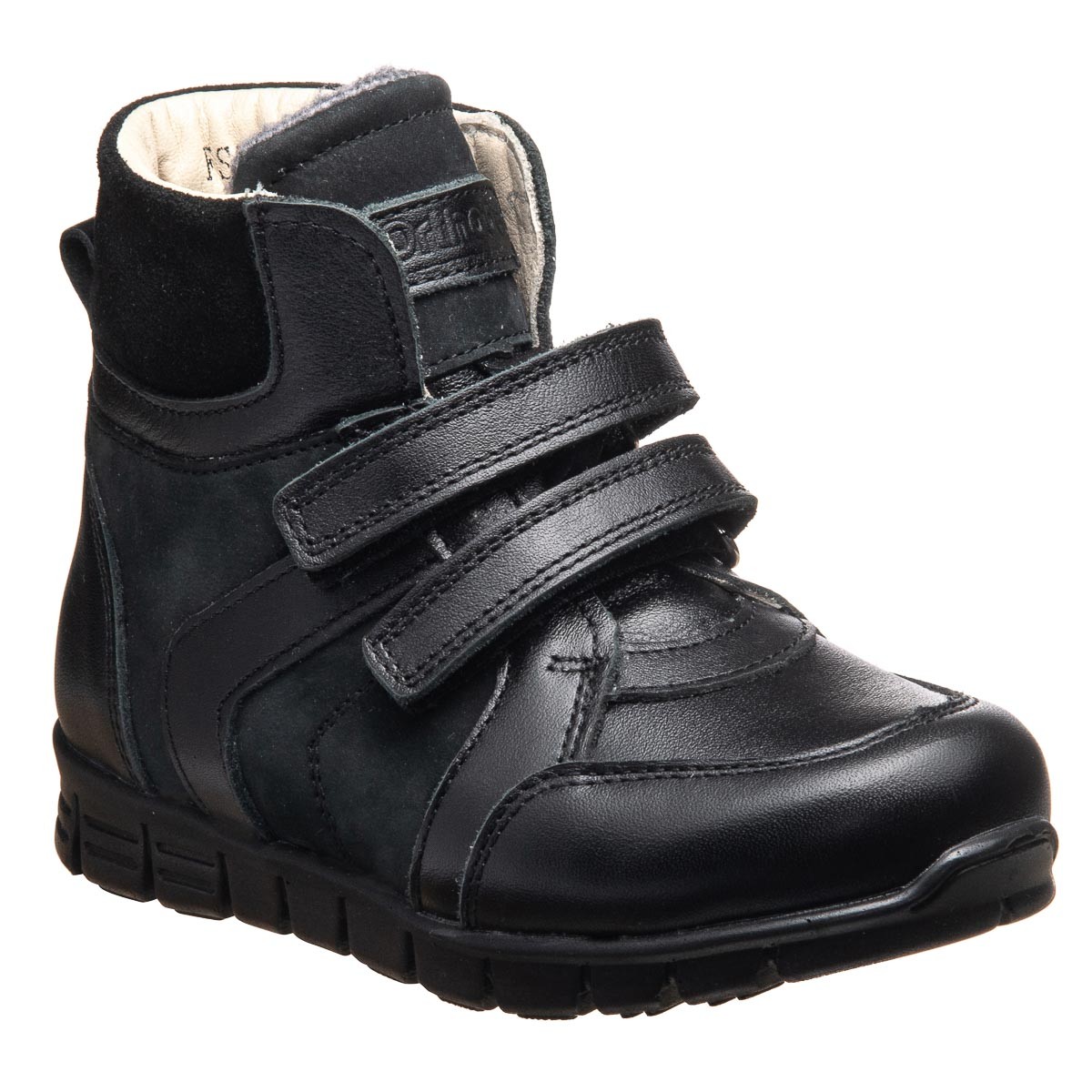 

Кроссовки ортопедические высокие Orthobe (арт. ORB-652_black/black) Черный (28)