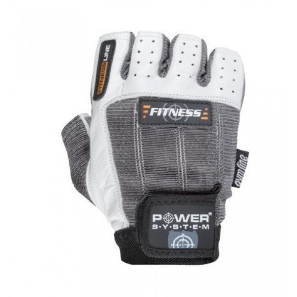 

Перчатки для фитнеса и тяжелой атлетики Power System Fitness PS-2300 M Grey/White