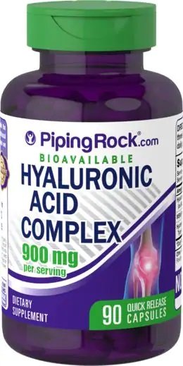

Витамины Piping Rock Hyaluronic Acid Complex 900 mg 90 Caps Гиалуроновая кислота