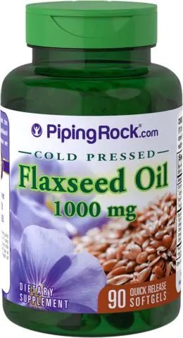 

Витамины Piping Rock Flaxseed Oil 1000 mg 90 caps Льняное масло (органическое)