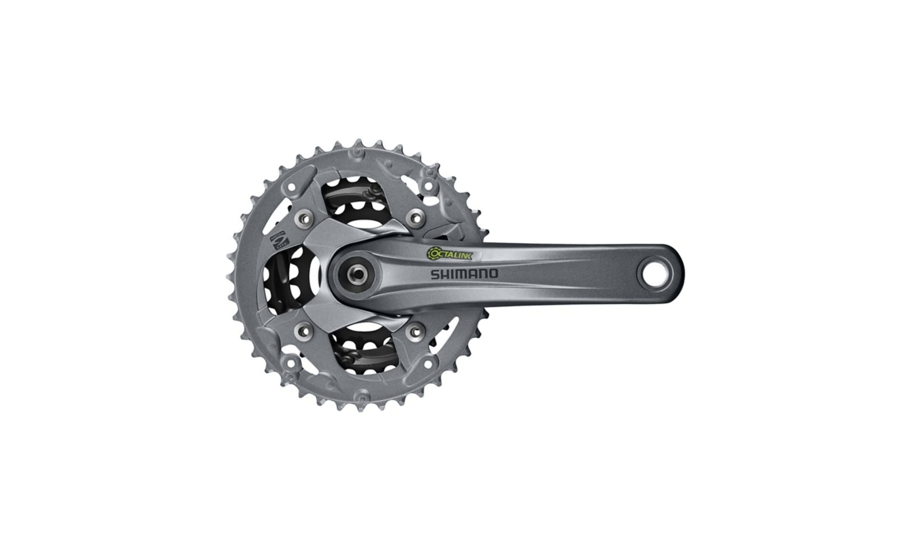 

Шатуны Ост Shimano Fc-M4000 22/30/40Т 9-Скоройстей 170Мм Octalink Серые