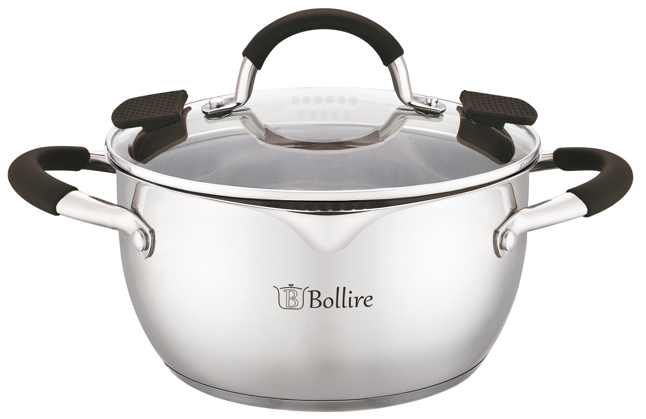 

Кастрюля Bollire с крышкой 2 л (BR-2402)