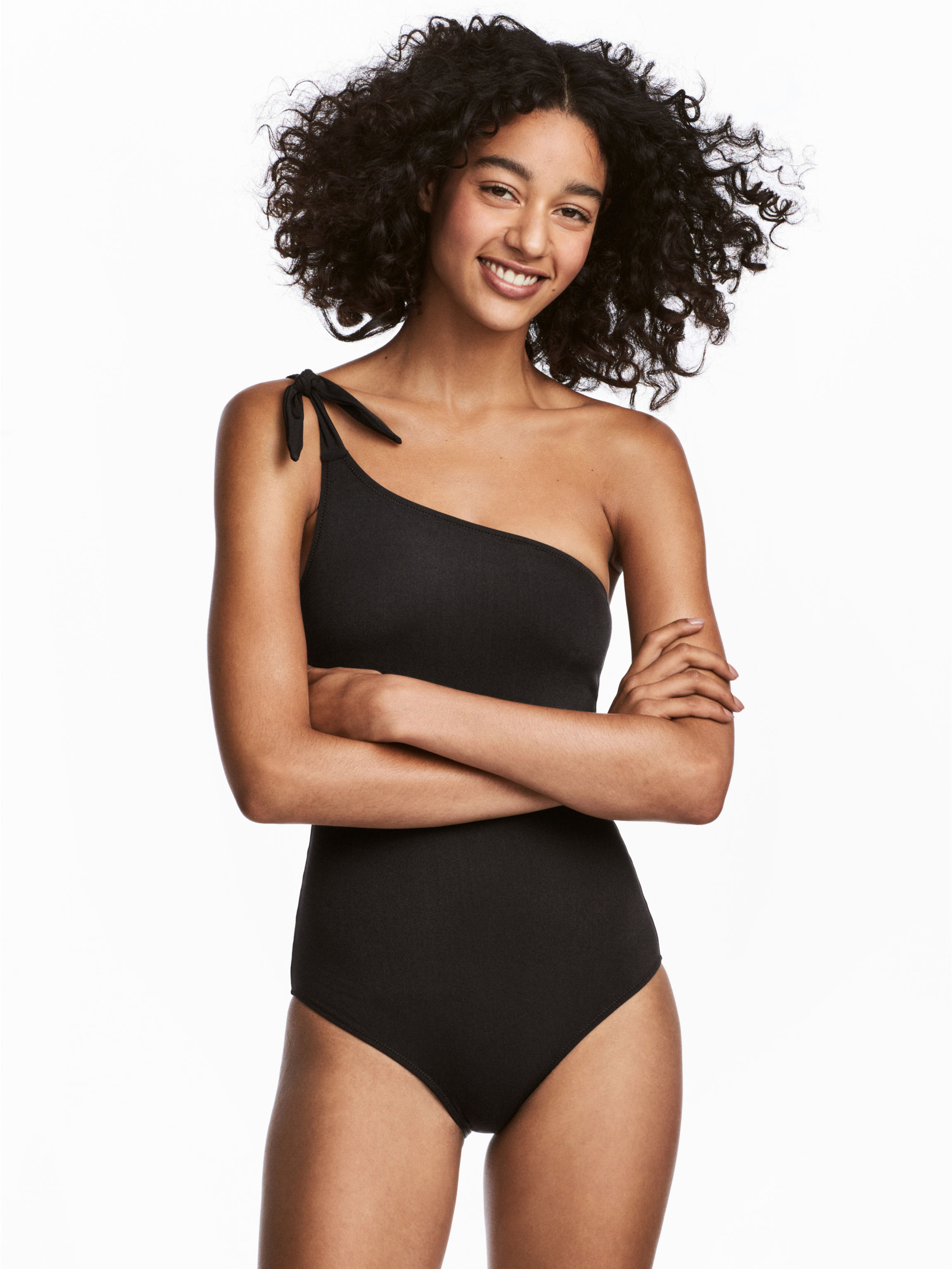 

Купальник слитный женский H&M 5471856 32 Черный