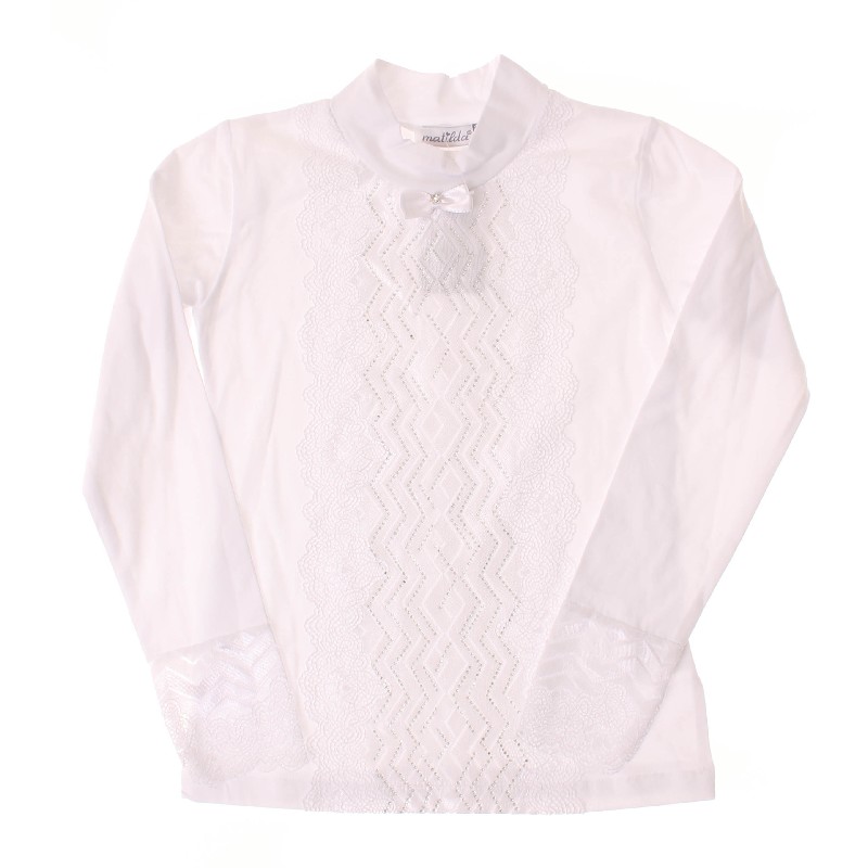 

Водолазка для девочки MATILDA 11806-1 128 см белый (318198)