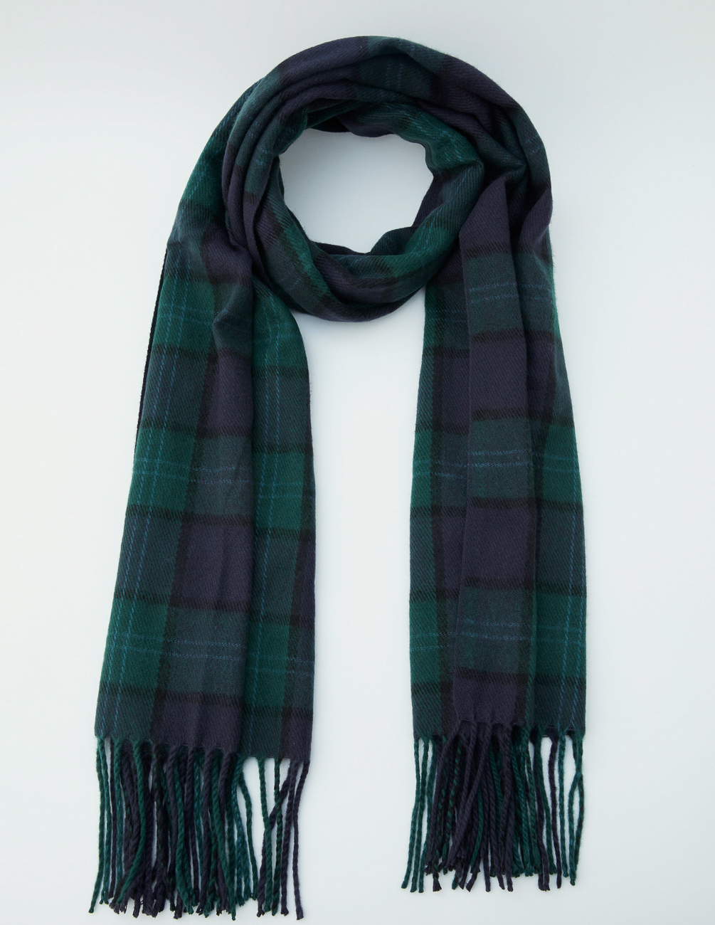 

Шарф PULL & BEAR М0105935 (5844/310/400) цвет зеленый-синий ONE SIZE