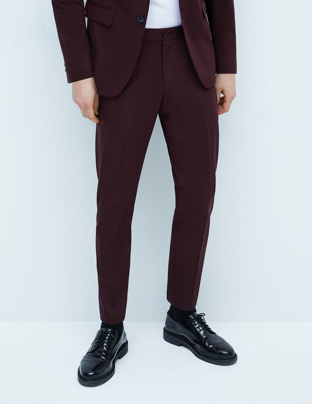 

Брюки Zara М0106659 (1564/401/606) цвет бордовый, Брюки Zara М0106659 (1564/401/606) цвет бордовый 32