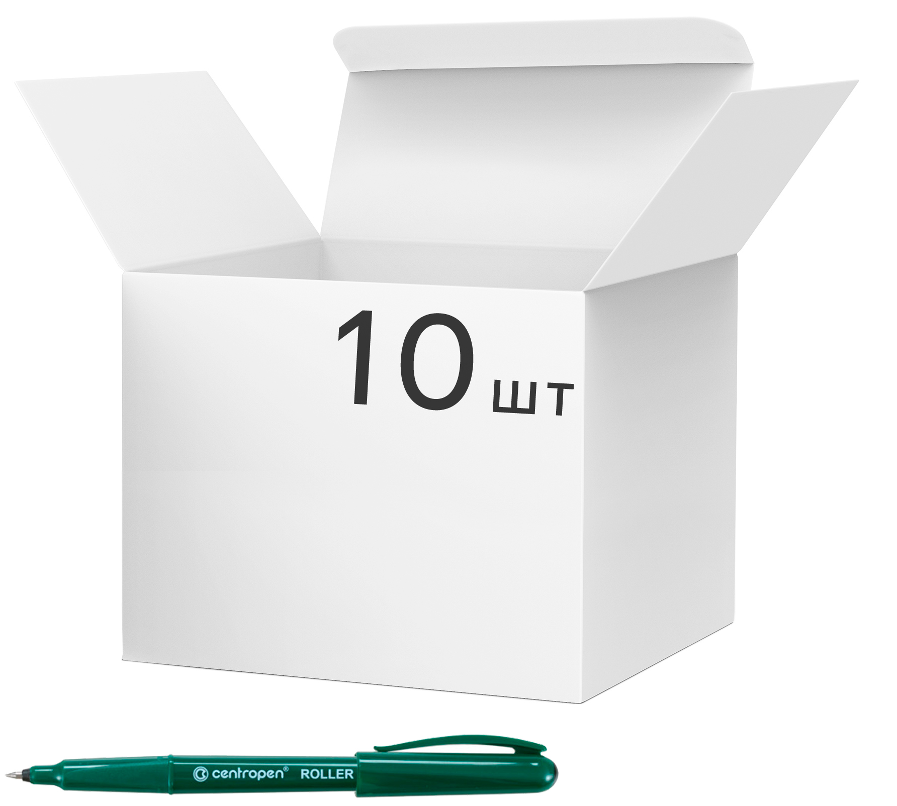 

Набор роллеров Centropen Ergoline 0.3 мм Черных 10 шт (4615/01)