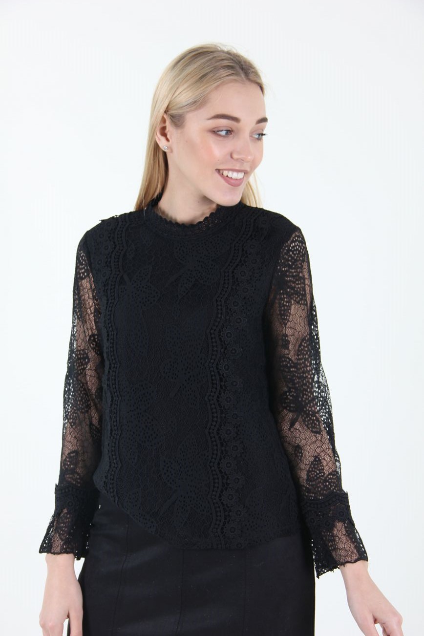 

Блузка LadiesFashion 1720 (Черный, Блузка LadiesFashion 1720 (Черный M/L)