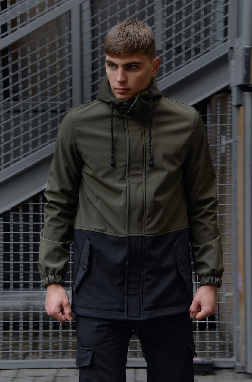 

Куртка мужская Softshell демисезонная "Citizen" Intruder осенняя весенняя на флисе хаки - черная, Куртка мужская Softshell демисезонная "Citizen" Intruder осенняя весенняя на флисе хаки - черная XL