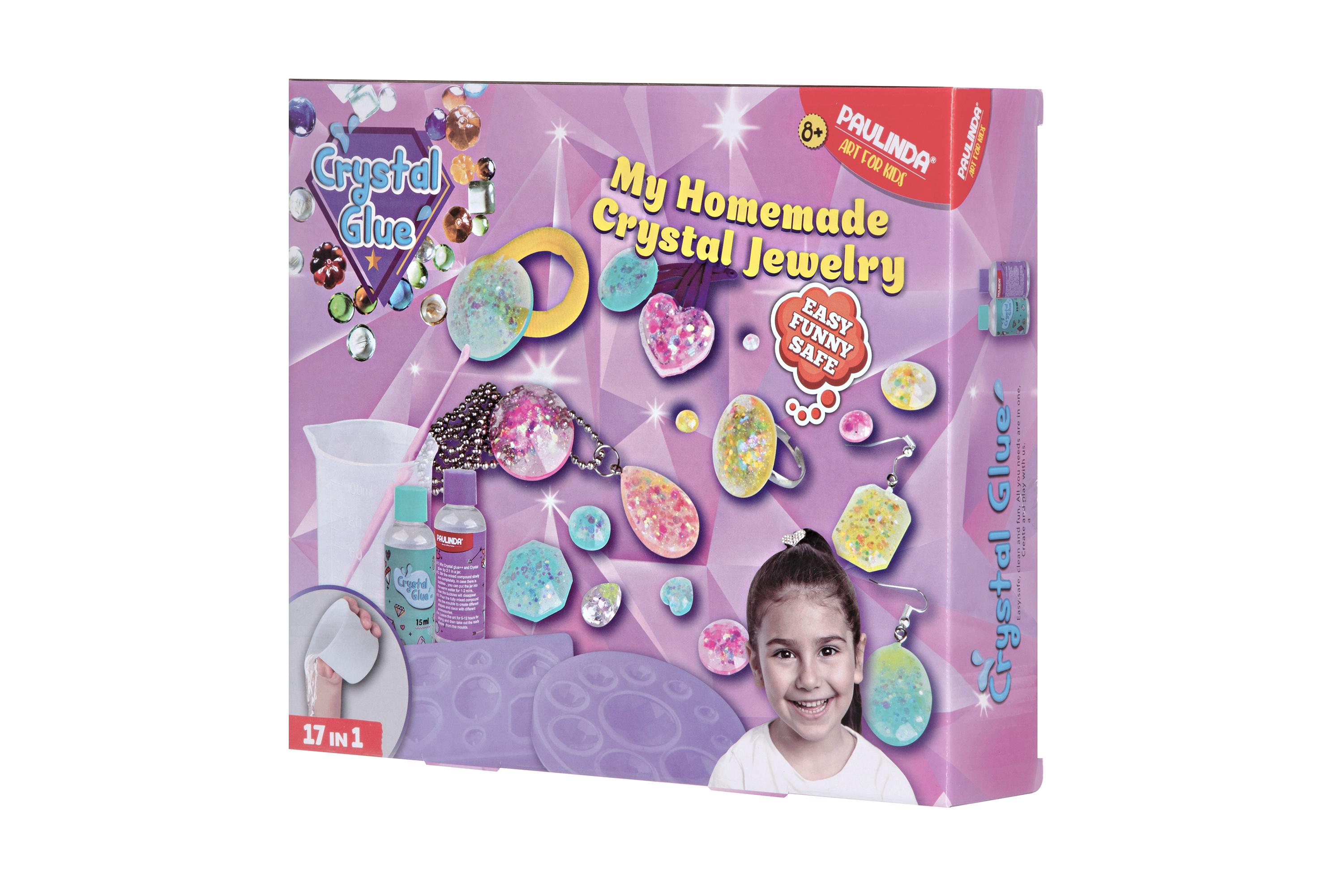 

Набор для творчества PAULINDA Crystal glue DIY "Бижутерия 17 в 1"