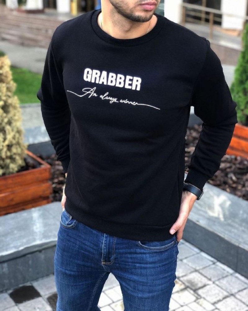 

Свитшот мужской Grabber M Черный М-10119