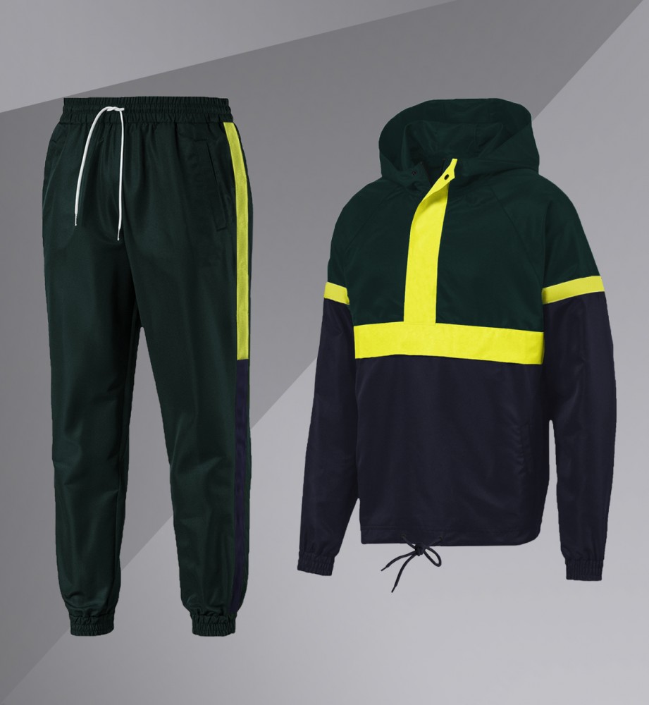 

Мужской демисезонный комплект Anorak L Зелено-синий L-6914