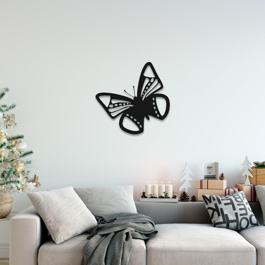 

Декор для стен. Панно из металла "Бабочка 07" 64*64 см