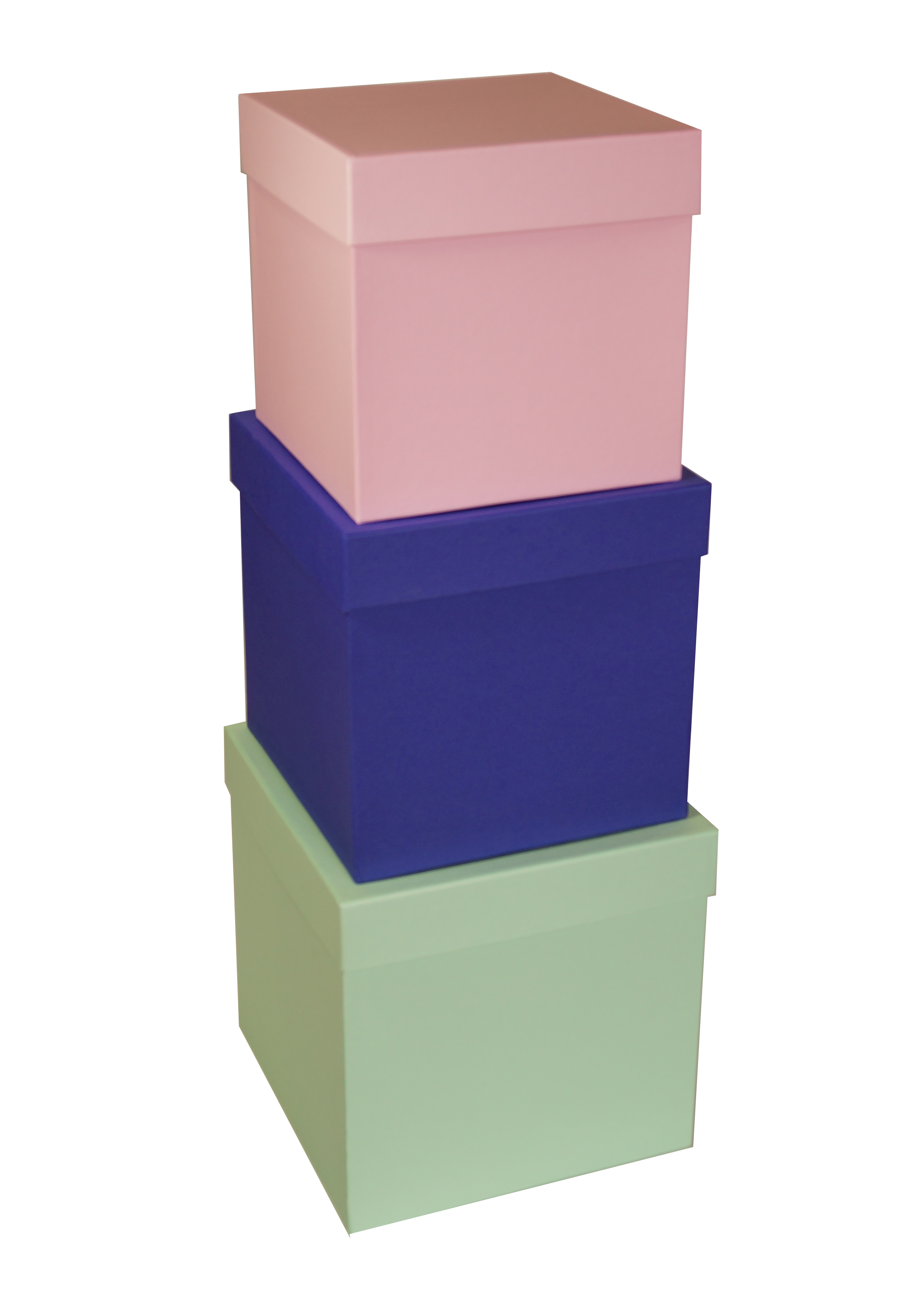 

Комплект из 3 шт. Коробки Boxes Flowers квадратные Розовый, Синий, Сиреневый (KKB02)