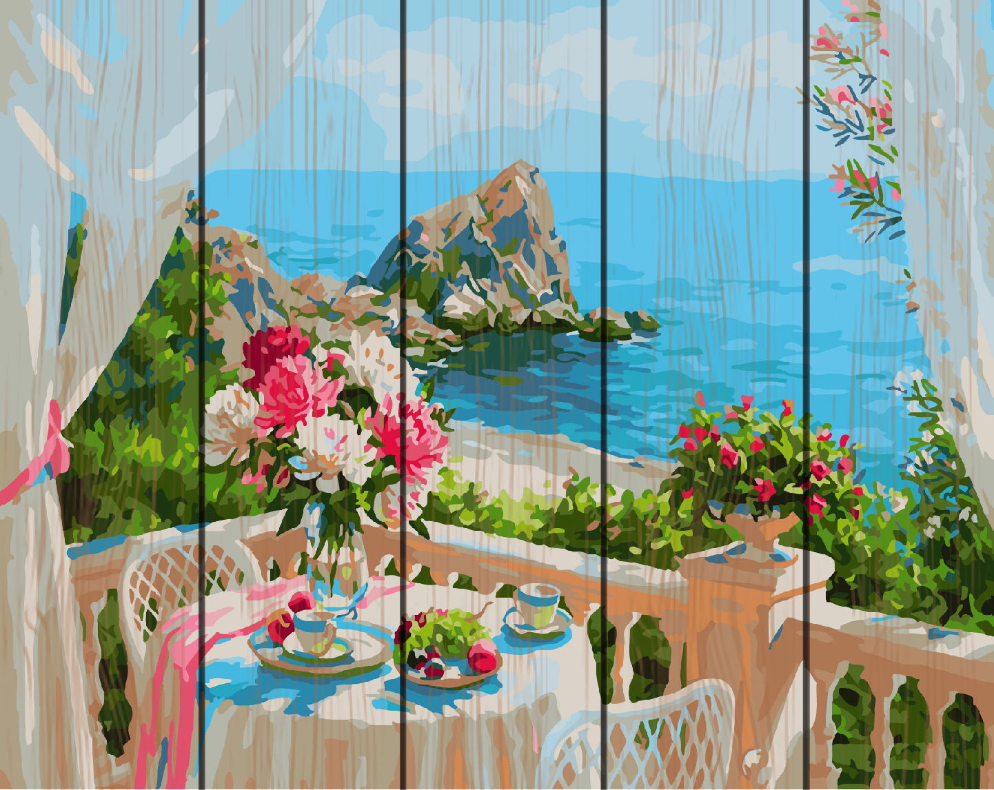 

Картина по номерам Rainbow Art Живописный залив, 40 х 50 см (RA-GXT29309)