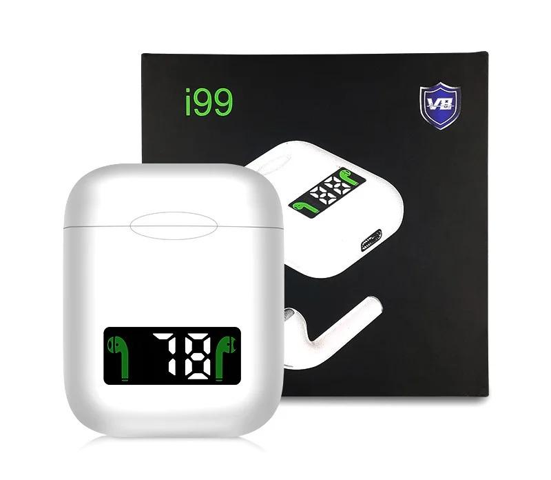 

Беспроводные Bluetooth наушники Hbq I99 TWS с LED экраном White