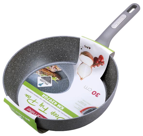 

Сотейник Kamille KM 4297GR алюминий с гранитным покрытием 30х8 ручка бакелит