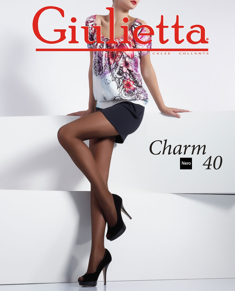 

Колготки Giulietta Charm 40 Den  р Nero, Колготки Giulietta Charm 40 Den 4 р Nero