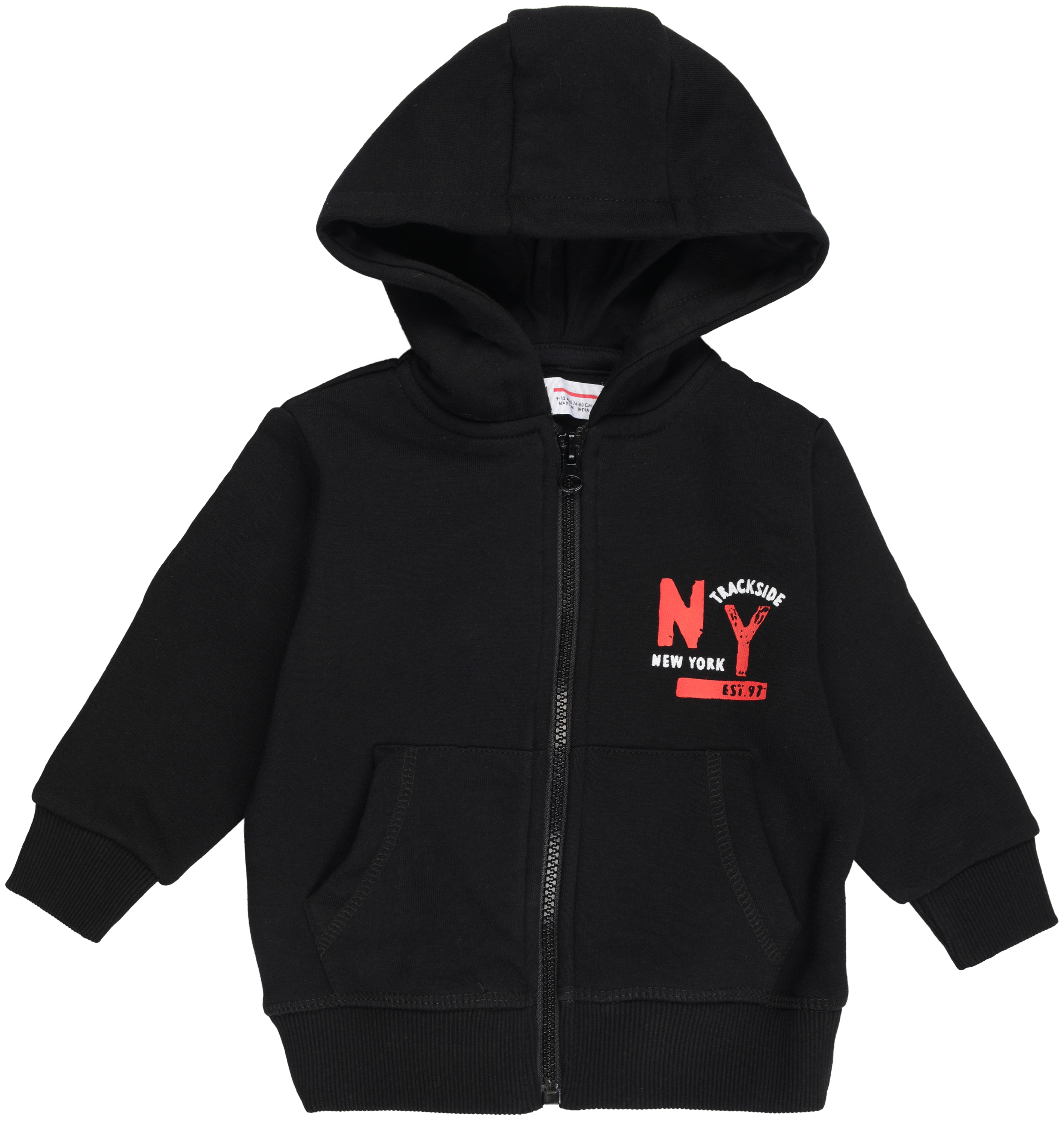 

Толстовка Minoti Bw Zip Thru 2 11846 80-86 см Черная (5059030152758)