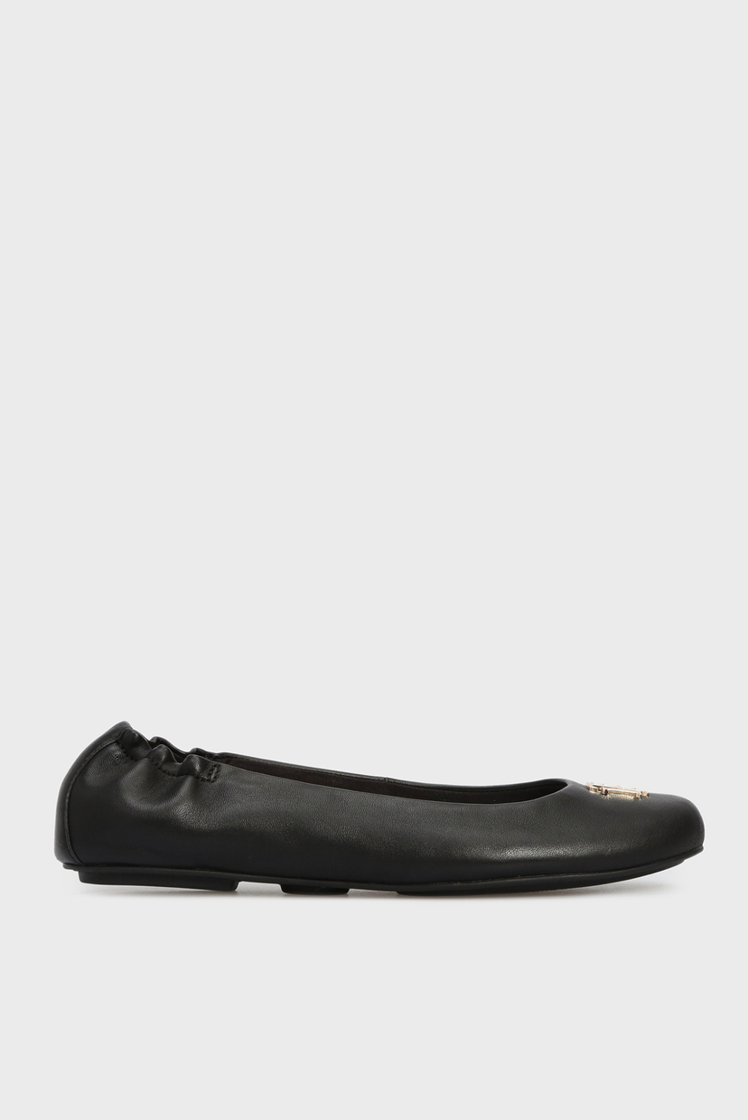 

Женские черные кожаные балетки TH HARDWARE Tommy Hilfiger 37 FW0FW05120