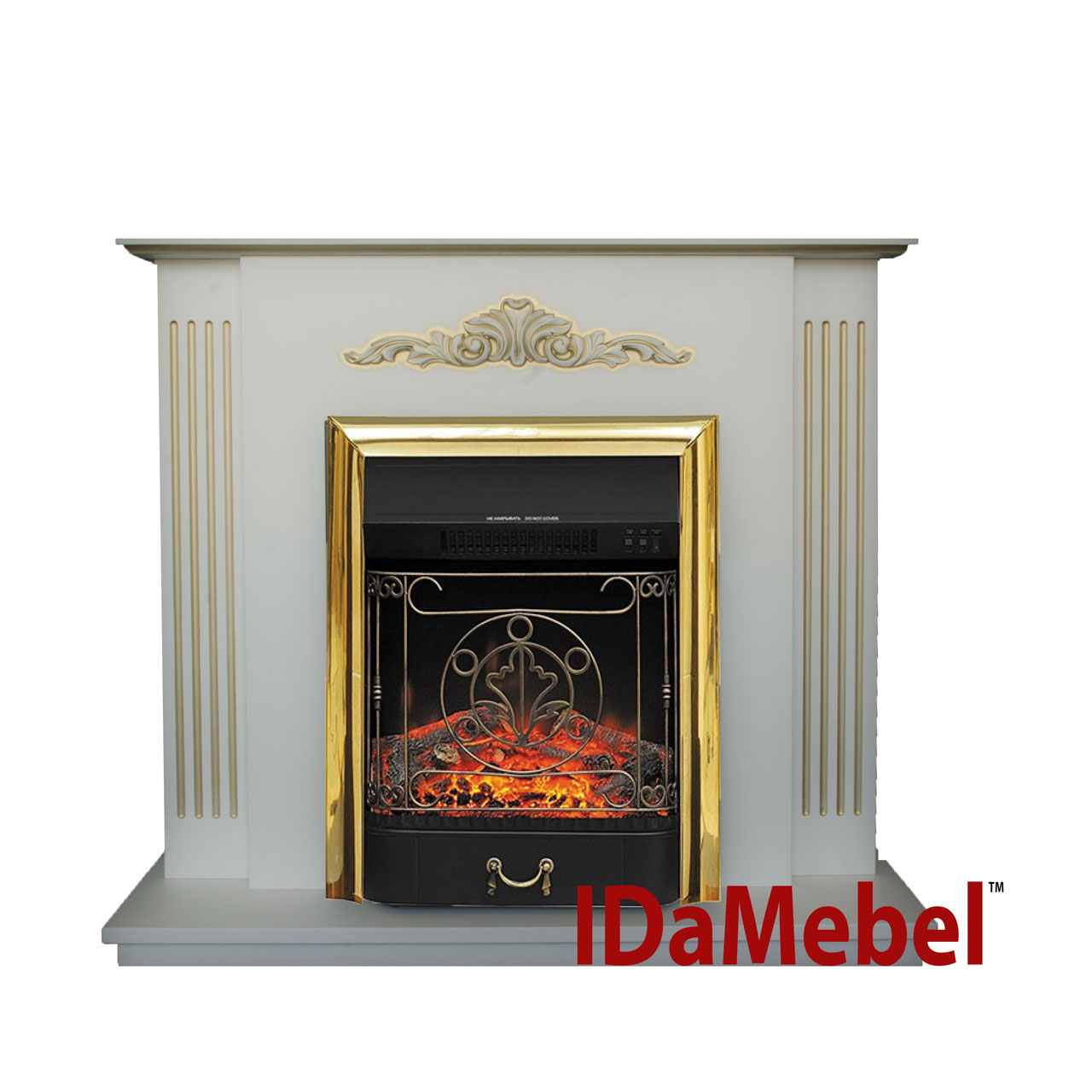 

Каминокомплект IDaMebel Catarina Gold