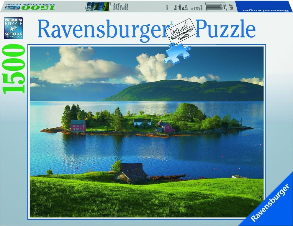 

Пазл Ravensburger Остров в Нортленде Норвегия 1500 элементов