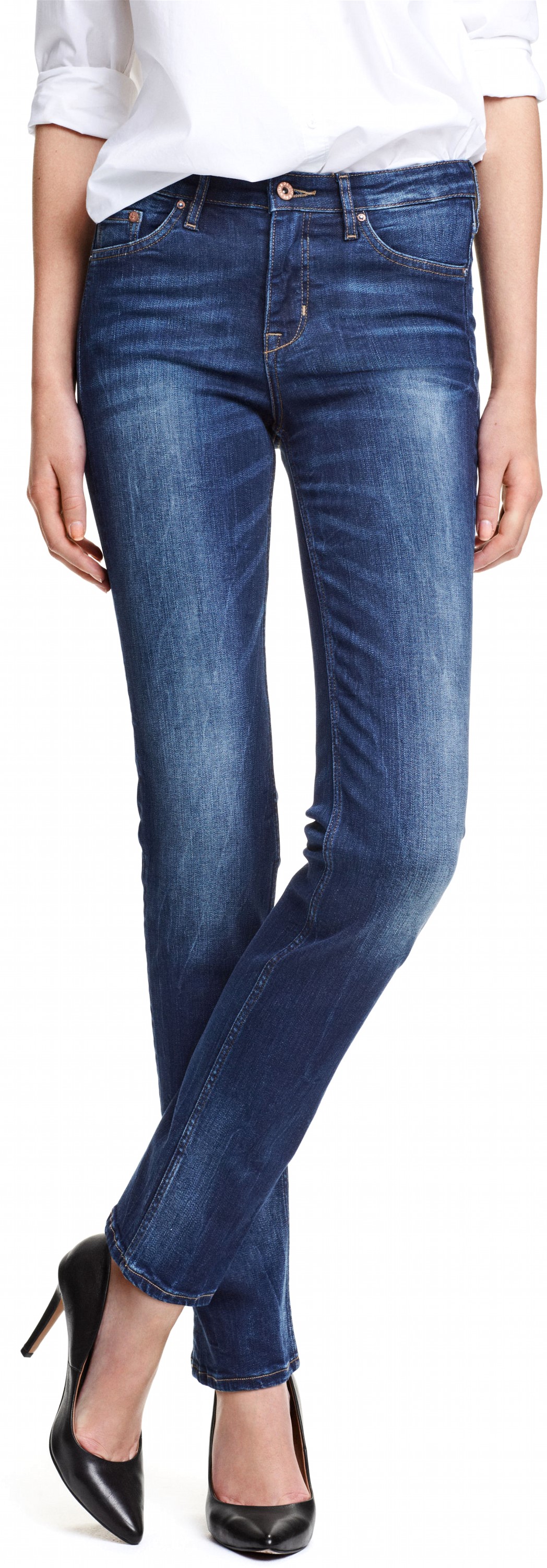 

Джинсы H&M 04VDH85 24/30 Темно-синие