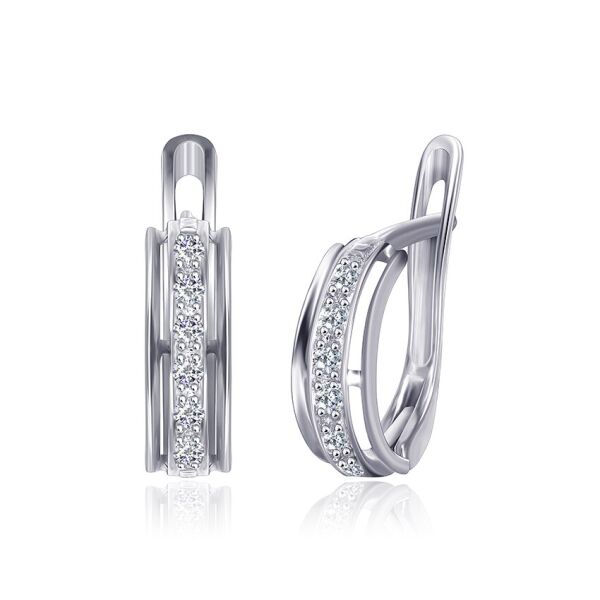 

Серебряные серьги "Сhicory"