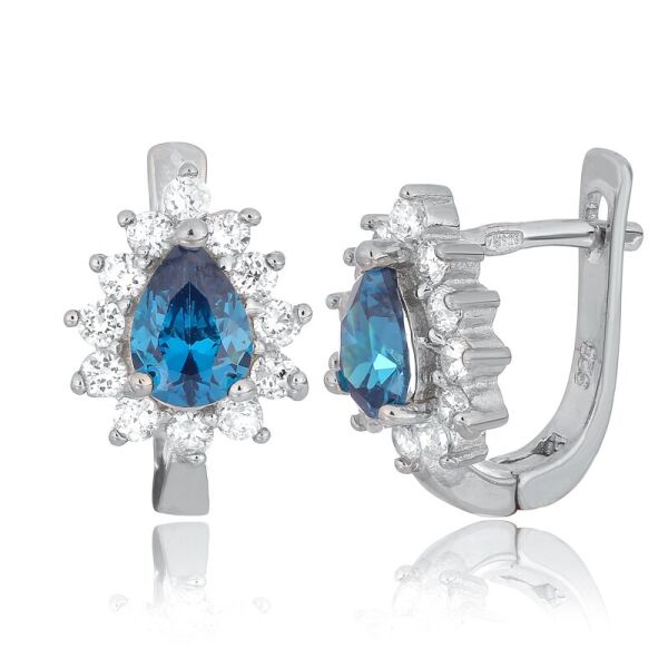 

Серебряные серьги "Augustin"