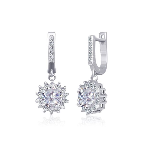 

Серебряные серьги "Chamelina"