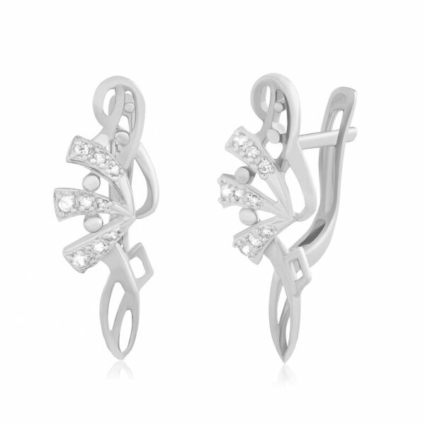 

Серебряные серьги "Achille"