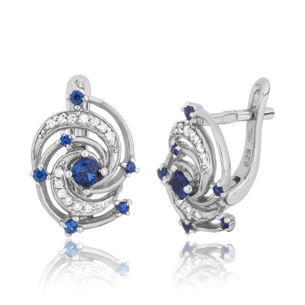 

Серебряные серьги "Тrucha"
