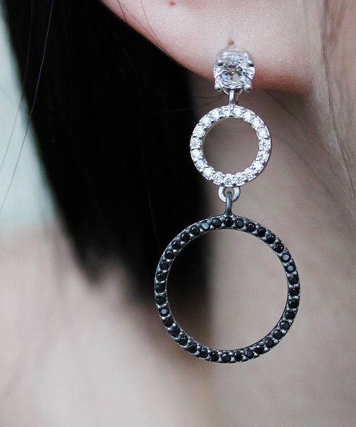 

Серебряные серьги гвоздики "BW Bubbles"