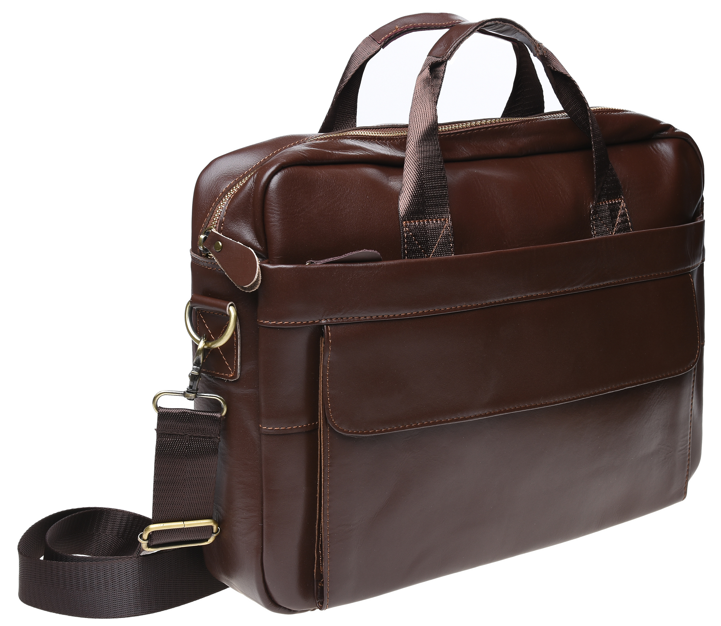 

Мужская сумка кожаная Laras 10t9036 Brown