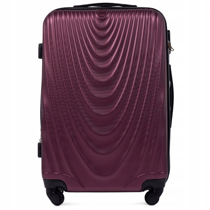 

Маленький дорожный чемодан WINGS 304 S бордовый burgundy