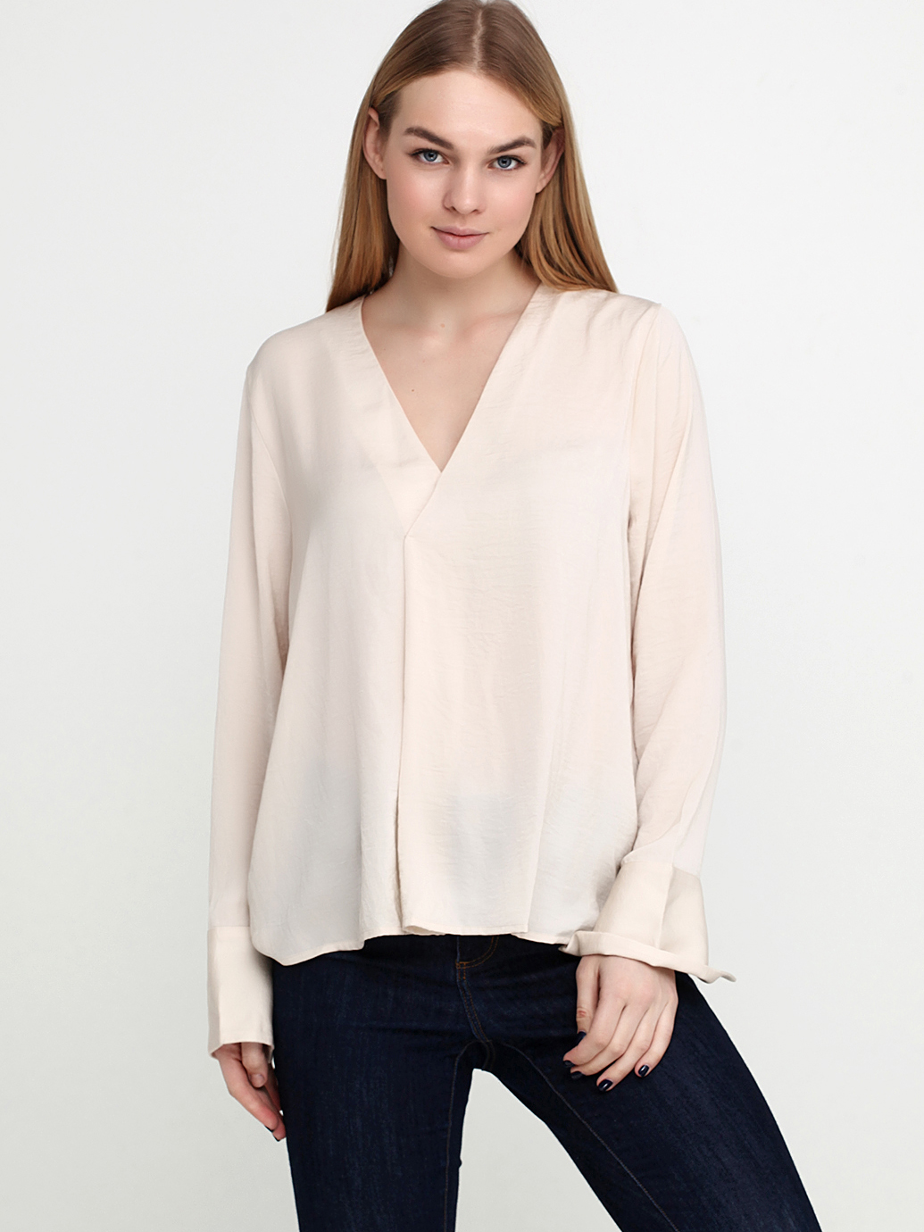 

Блузка H&M KK5898397 44 Бежевая