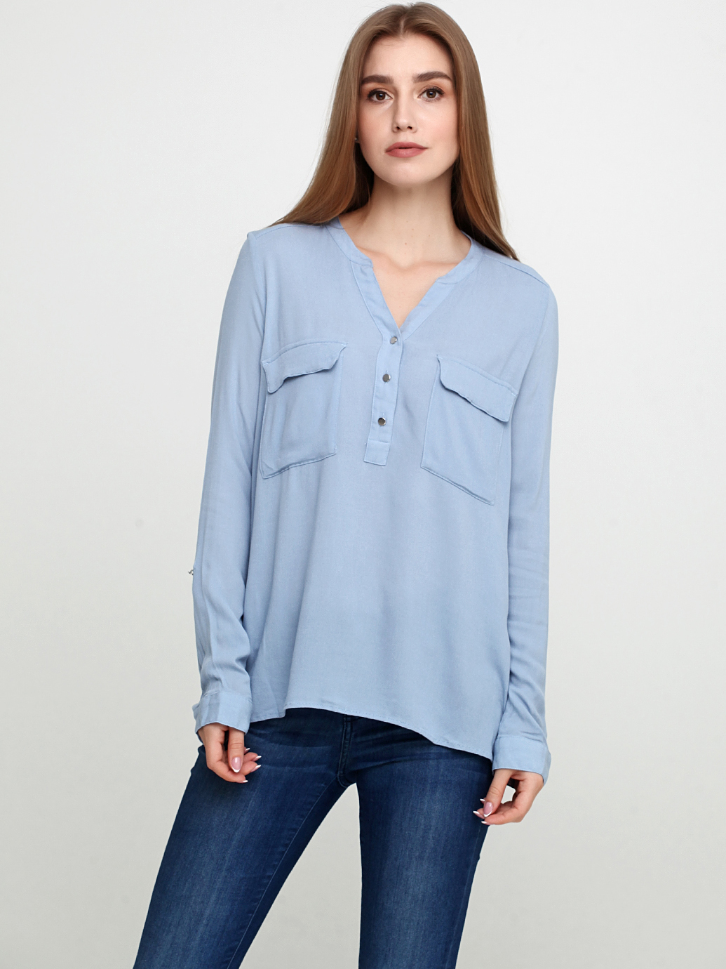 

Блузка H&M KK5940697 38 Голубая