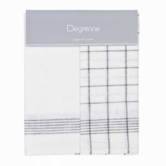 

Набор полотенец 2 шт Degrenne Paris Linge Cuisine 60x80 см Серый 229063