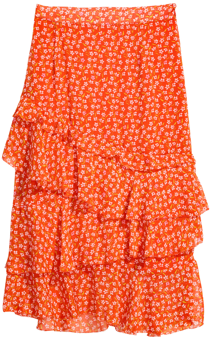 

Юбка H&M KK6196197 36 Оранжевая
